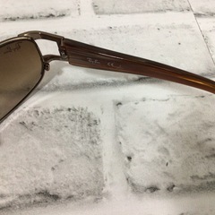 W007 廃盤/保管品 Ray-Ban/レイバン サングラス ブラウン グラデーション RB3396 014/13 60口17 ストライプフレーム ケース/クロスクロス付き 現状品の画像