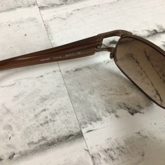 W007 廃盤/保管品 Ray-Ban/レイバン サングラス ブラウン グラデーション RB3396 014/13 60口17 ストライプフレーム ケース/クロスクロス付き 現状品の画像