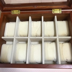 木製 腕時計収納ボックス 10個用の画像