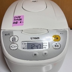 🟪炊飯器番号45 TIGER 2024年製【10合炊き 一升 黒...