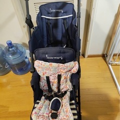 ふたりのりベビーカーの画像