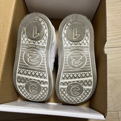 中古 15.5cm イフミー 白スニーカーの画像