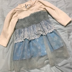 アナ雪　ワンピース　80サイズ