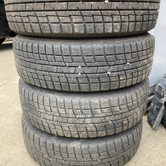バリ山！スタッドレスタイヤ＆アルミホイール4本セット　処分価格　175/60R16 の画像