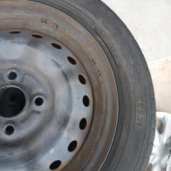 155/65R14 サマータイヤ 溝あり ヒビ割れありの画像