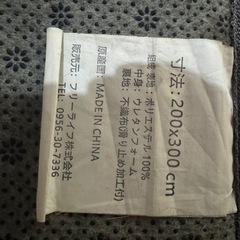 大きな極厚低反発ラグマットの画像