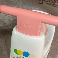【昭和レトロ】コンビのおまる　トイレトレーニング　幼児用トイレ　引き出し式　ピンク　の画像