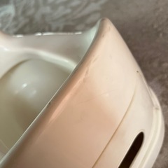 【昭和レトロ】コンビのおまる　トイレトレーニング　幼児用トイレ　引き出し式　ピンク　の画像