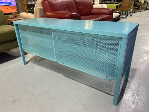 IKEA イケア　NITTORP テレビ台　ターコイズブルー C12☆IKEA イケア☆TVボード ローボード 廃盤品 NITTORP