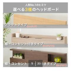 ベッドフレームとマットレスの画像
