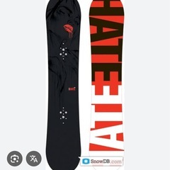 burton HATE スノーボード板 約144cm の画像