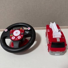 【中古】ハピネットR/C うんてんしちゃお 消防車 