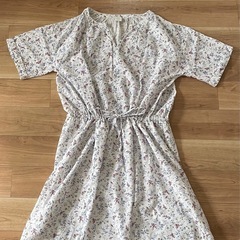CLAIRE ワンピース 花柄 （L）