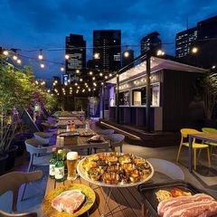 明日締切‼️屋上で楽しむ！韓国焼肉ナイト🍖🍻