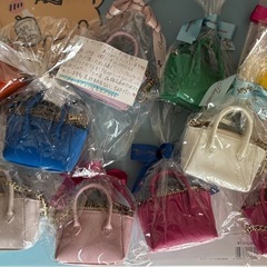 Samantha Thavasa ミニミニアゼル チャーム ミニチュアバッグ 10個セット まとめ売り ノベルティ レア サマンサの画像