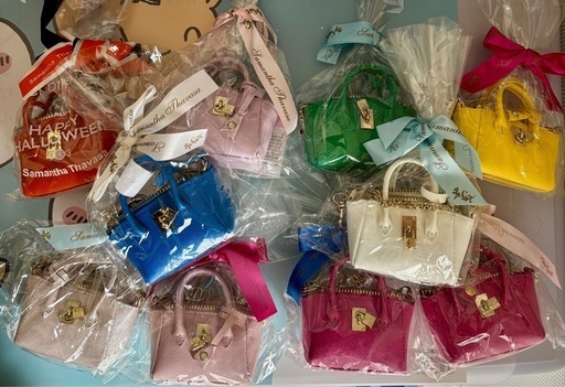 Samantha Thavasa ミニミニアゼル チャーム ミニチュアバッグ 10個セット まとめ売り ノベルティ レア サマンサ