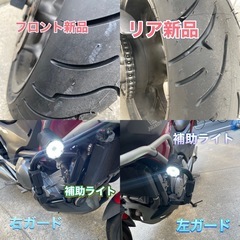 NC700X DCT LD(クラッチ無し　ローダウン仕様) ※タイヤ新品 モニター付き 前後ドラレコ フル装備 AT免許可！ Vストローム　アドベンチャー　バイク　ツアラーの画像
