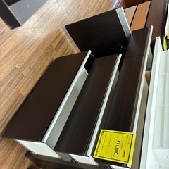 【ジャングルジャングル守口店】【ジモティー割】キッチンカウンター　ダークブラウン　W120×D51×H86の画像
