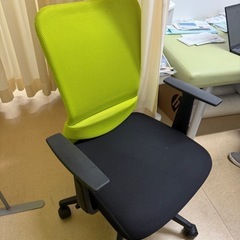 グリーン オフィス チェア イス