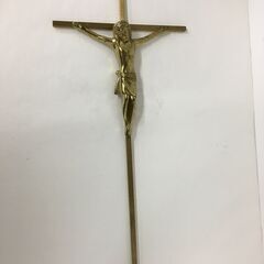 JME037S)ヨーロッパ雑貨 十字架張付 アンティーク小物/飾...