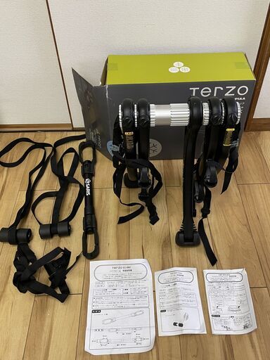 【中古品】Terzo テルッツォ　リアサイクルキャリア　2台積み　EC16BK　No.263