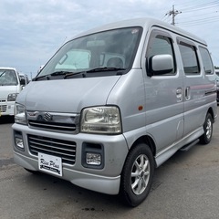 総額19.8万円 スズキ エブリィワゴン ジョイポップターボPZ 車検2年 電格ミラー オートステップの画像