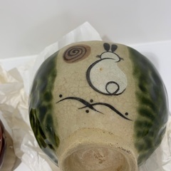 🌸【未使用】うさぎの後ろ姿が可愛いご飯茶碗の画像