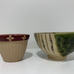 🌸【未使用】うさぎの後ろ姿が可愛いご飯茶碗の画像