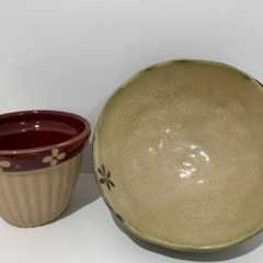 🌸【未使用】うさぎの後ろ姿が可愛いご飯茶碗の画像