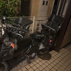 今日取りに来てくれ方は  業者さんNG  子供2人乗せ電動自転車