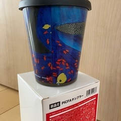 【新品】　非売品　耐熱耐冷　ローソン×PICFA 蓋付き　タンブラーの画像