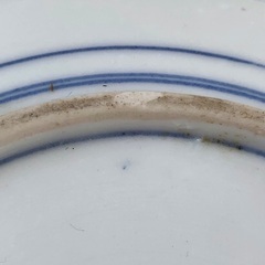 中皿　伊万里焼　富士・鶴・松【骨董品】３枚セットの画像