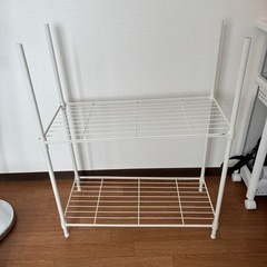 スチールラック　2段のみ　
