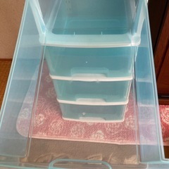 4段  引き出し 棚  収納 ケース の画像
