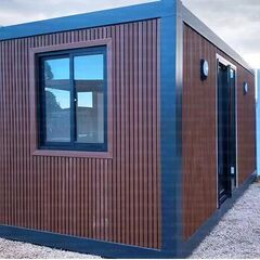 仮設住宅，プレハブ住宅、店舗、事務所、仮設ハウス，プレハブハウス，現場事務所，簡易ハウス，受付室はカスタマイズ可能ですの画像