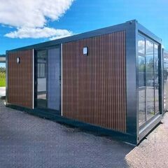 仮設住宅，プレハブ住宅、店舗、事務所、仮設ハウス，プレハブハウス，現場事務所，簡易ハウス，受付室はカスタマイズ可能ですの画像