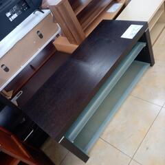 値下げしました。リユースのサカイ太田店★ジモティ割あり★  テレビ台 ブラック H46.5×D44×W105.5 クリーニング済み OJ9744の画像