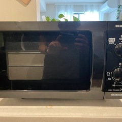 電子レンジ　フラットテーブル