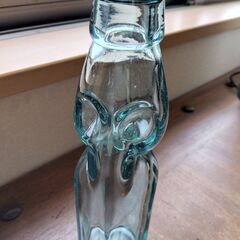 昭和物　ラムネ瓶　六角形底の画像