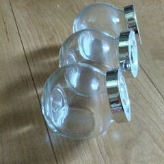 イケア　蓋付きガラス容器