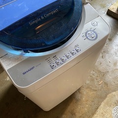 0円♪シャープ全自動洗濯機