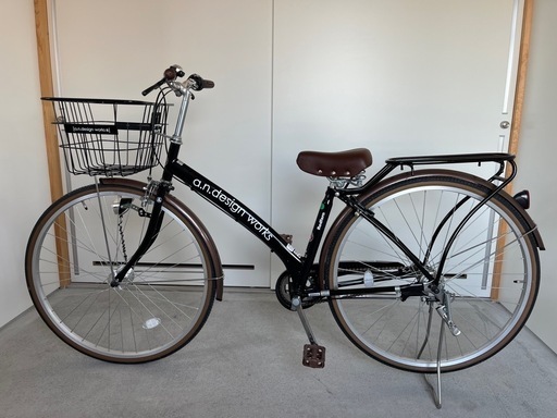 【受付終了】美品‼️ほとんど使用してません。a.n.design works自転車27インチ