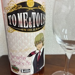 TIGER＆BUNNYワインボトル+グラスセット。 の画像