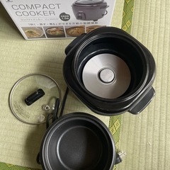 YAMAZEN コンパクトクッカー YCJ-S025（B）の画像