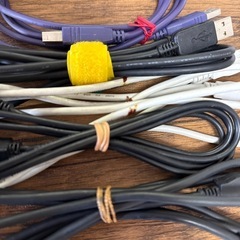 USBケーブル5本　メガネACケーブル7本セットの画像