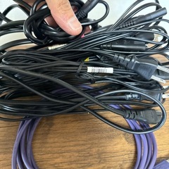 USBケーブル5本　メガネACケーブル7本セットの画像