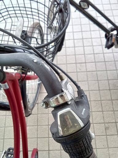 26インチ 自転車 オートライト 6段ギア付き 中古動作品