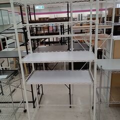 リユースのサカイ栃木店★ジモティ割あり★  ラック ホワイト W...