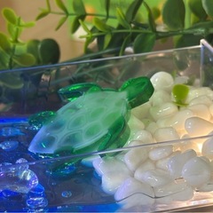 ハンドメイド　亀のオブジェの画像