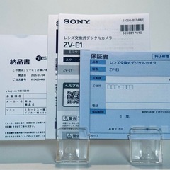 SONY ZV-E1 with 22 Languages! ほぼ新品です ソニーの画像